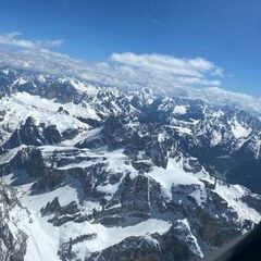 Flugwegposition um 13:05:53: Aufgenommen in der Nähe von 39038 Innichen, Südtirol, Italien in 3452 Meter